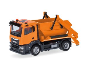 MAN TGS NN kontejner oranžový Herpa 319768