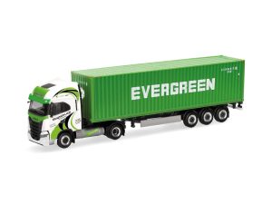 Iveco S-Way kontejnerový návěs Rapstrucks / Evergreen Herpa 319942