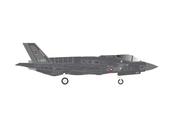 F-35A Danish AF Eskadrille 727 Herpa 573603