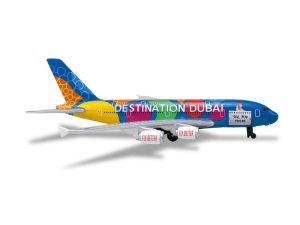 Single Emirates A380 Dubai Herpa 86RT-9906
