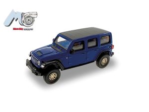 Jeep Wrangler modrý Herpa 87MC000013