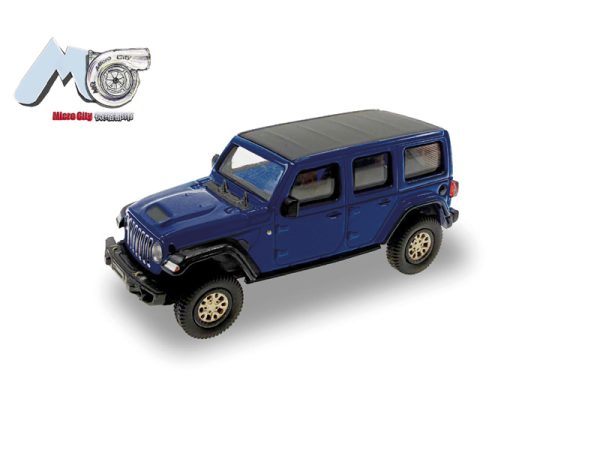 Jeep Wrangler modrý Herpa 87MC000013