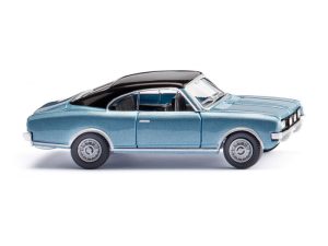 Opel Commodore A Coupé modrá metalíza Wiking 08402
