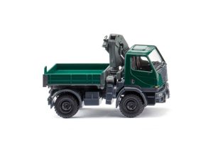 Unimog U 20 s jeřábem zelený Wiking 36903