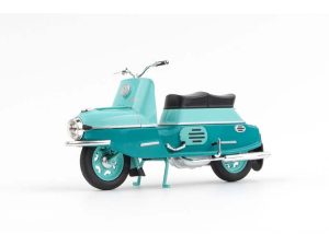 ČZ 175/501 (1958) 1:18 - Tyrkysová Tmavá/Tyrkysová abr 118M-2003