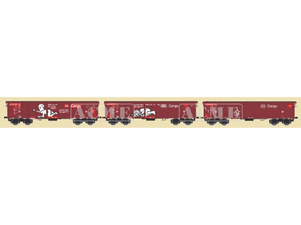 set zavřených vozů Tamns895 DB Cargo A.C.M.E. 45196