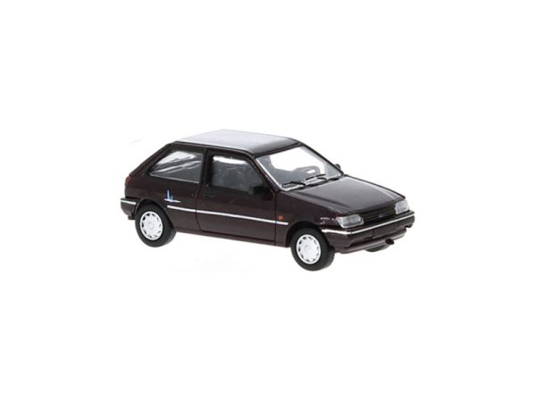 Ford Fiesta MK III tmavě fialová metalíza 1993, Brekina PCX870463
