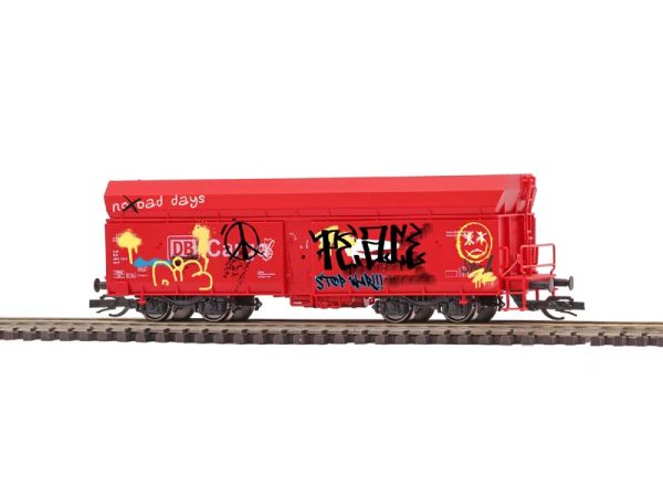 vůz na uhlí Fals 164 DB s graffiti Busch 31327