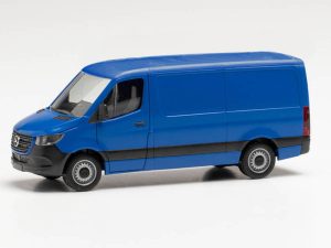 MB Sprinter 2018 skříň FD modrý Herpa 096485