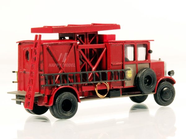 Škoda 505 montážní vůz 1935 tmavě červený Modelauto 87496cv - Image 2