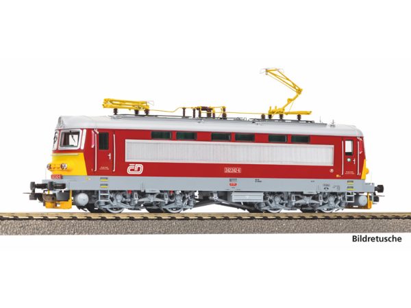elektrická lokomotiva Plecháč 242 242-6 ČD DCC se zvukem Piko 97414