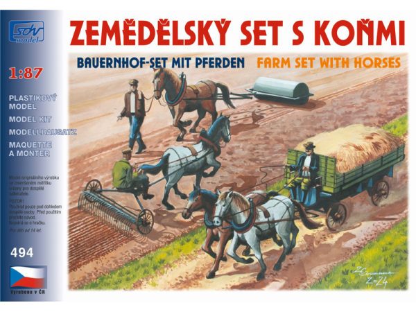 zemědělský set s koňmi SDV 494 - Image 3
