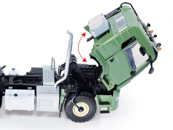 MAN TGS 18.510 4x4  BL 2-osý tahač Ackerdiesel zelený Wiking 77650 - Image 3
