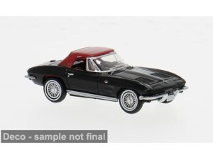 Chevrolet Corvette C2 kabriolet černý 1962 Brekina 18025