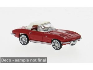Chevrolet Corvette C2 kabriolet červený 1962 Brekina 18026