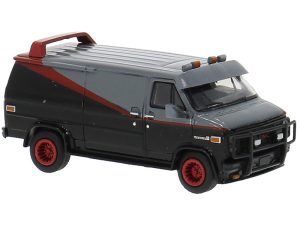 GMC Vandura červená/černá 1983 Brekina 18250