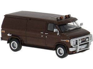 GMC Vandura hnědá 1983 Brekina 18252
