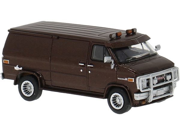 GMC Vandura hnědá 1983 Brekina 18252
