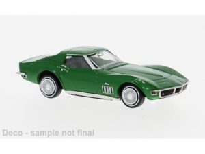Chevrolet Corvette C3 zelený 1967 Brekina 19989