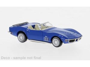 Chevrolet Corvette C3 kabriolet modrý 1967 Brekina 19992
