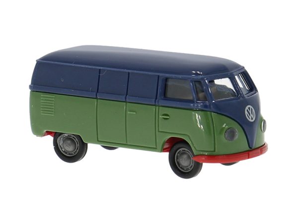 VW T1a skříň modrý/zelený 1950 Brekina 32075