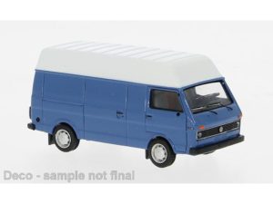 VW LT 45 skříň modrá 1975 Brekina 34956