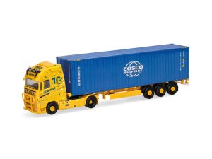 Volvo FH GL XL 2020 kontejnerový návěs Acargo Meyer / Cosco Herpa 319898