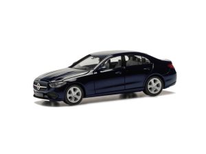 MB C-klasse limuzína tmavě modrý Herpa 421003-003