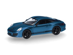 Porsche 911 Carrera 4 S modrá metalíza Herpa 430418-002