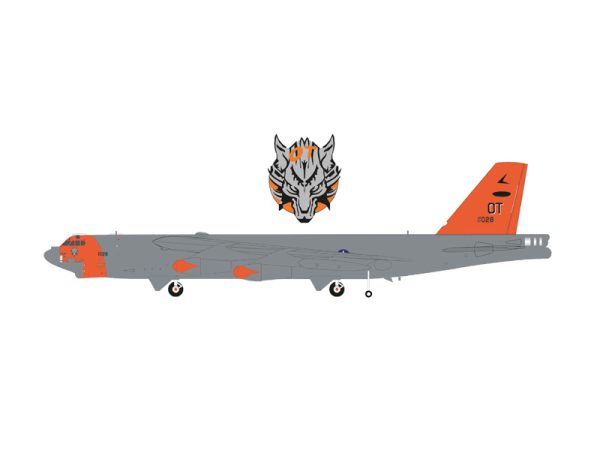 B-52H Stratofortress USAF 49th Test Orange Herpa 573726