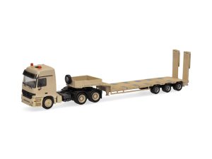 MB Actros L MP plošinový návěs Belgische Armee Herpa 747271