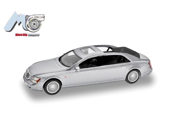 Maybach 62S stříbrný Herpa 87MC000023