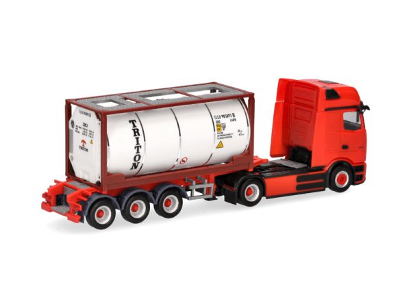 MB eActros ProCabin Gigaspace cisternový návěs TRITON Herpa 960137 - Image 2