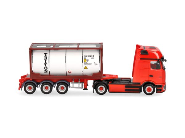 MB eActros ProCabin Gigaspace cisternový návěs TRITON Herpa 960137 - Image 5