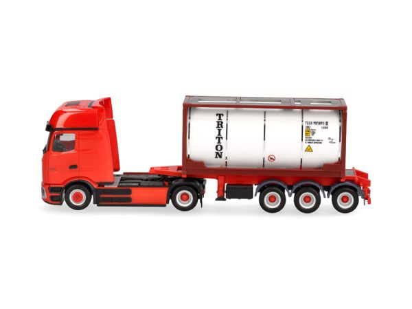 MB eActros ProCabin Gigaspace cisternový návěs TRITON Herpa 960137 - Image 3