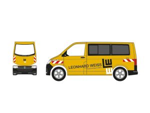 VW T6.1 bus Leonhard Weiss Herpa 960656
