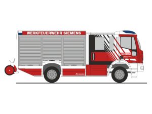 Magirus HLF Team Cab hasiči Siemens Erlangen Rietze 68168