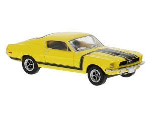 Ford Mustang Fastback žlutý, 1968 Brekina 19611