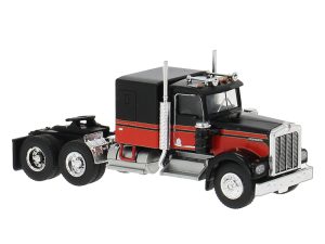 Kenworth W 900 černý / červený, 1977 Brekina 86250