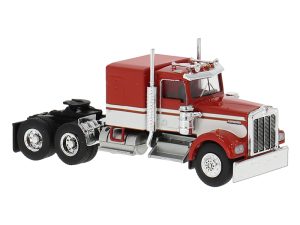 Kenworth W 900 červený / bílý, 1977 Brekina 86251