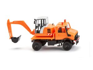 MB Unimog s bagrem komunální Wiking 64704