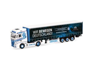MAN TGX GX plachtový návěs Spedition Höhner Herpa 320320