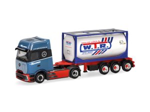 MB Actros L ProCabin Gigaspace cisternový kontejner Bermes Herpa 320443