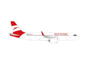 A320neo AUA Yes to Europe Herpa 538145