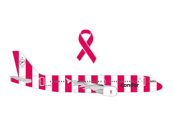 A320 Condor FlyPink Plane Herpa 538732