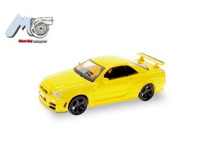 Nissan GTR 34 žlutý Herpa 87MC000047
