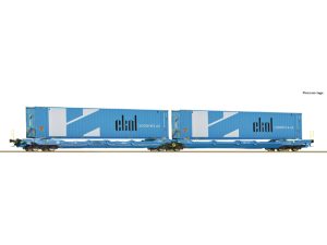 dvojitý kapsový kloubový vůz T3000e EUROWAGON #2 Roco 6600021