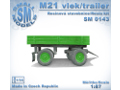 Multicar M21 vlek stavebnice Small Models 0143k