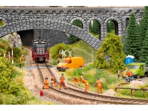 zvuková scénka stavební práce na trati Noch 12901