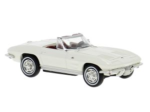 Chevrolet Corvette C2 kabriolet bílý, 1962 Brekina 18031